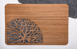 Wood & Felt TableMats with Trees